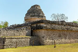 Mesoamerica Prints: Observatory building (El Caracol)
