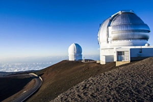 Observatory on Mauna Kea, Big Island, Hawaii, United States of America, Pacific
