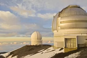Images Dated 21st March 2008: Observatory, Mauna Kea, Big Island, Hawaii, United States of America, North America