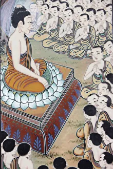 Images Dated 23rd July 2008: The occasion when 1250 monks gathered spontaneously to hear the Buddhas teaching