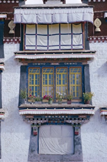 Occupied Prints: Occupied part of Drepung lamasery (monastery), Tibet, China, Asia