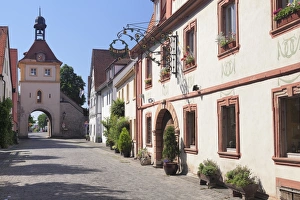 Main Street Prints: Ochsenfurter Tor Gate, main street