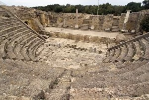 Images Dated 19th October 2007: Odeon (small Greek theatre), Greek and Roman site of Cyrene, UNESCO World Heritage Site