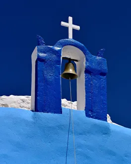 Typically Greek Gallery: Oia Church, Oia, Santorini, Cyclades, Aegean Islands, Greek Islands, Greece, Europe