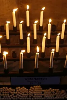 Oil candles, Switzerland, Europe