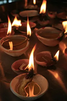 Images Dated 17th February 2006: Oil lamps, Kuala Lumpur, Malaysia, Southeast Asia, Asia