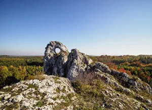 Silesia Prints: Okiennik Wielki (Window Rock), Piaseczno, Krakow-Czestochowa Upland (Polish Jurassic
