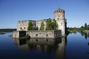 Images Dated 22nd June 2009: Olavinlinna Medieval Castle, (St. Olafs Castle), Savonlinna, Saimaa Lake District