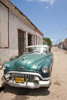 Images Dated 23rd April 2011: Old 1950s car, Remedios, Cuba, West Indies, Central America
