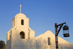 Phoenix Prints: Old Adobe Mission Church, Scottsdale, Phoenix, Arizona, United States of America
