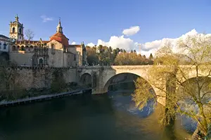 Old bridge leading to the town of Amarante, Portugal, Europe
