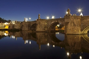 Franconia Prints: Old Bridge over Main River (Alte Mainbrucke)