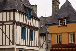 South Finistere Prints: Old buildings in Quimper, Southern Finistere, Brittany, France