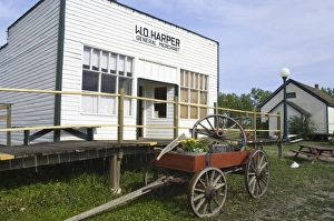 Cart Prints: Old buildings at the Walter Wright Pioneer Village, British Columbia, Canada