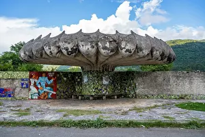 Cityscapes Prints: Old bus stop features unique mosaics in Gagra
