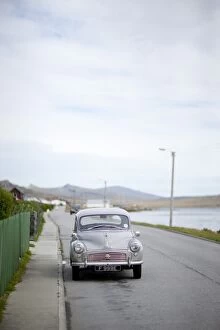 Images Dated 28th February 2009: Old car, Port Stanley, Falkland Islands, South America