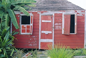 Simple Prints: Old chattel house, St. Johns, Antigua, West Indies, Caribbean