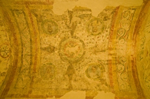 Old Christian paintings in the Necropolis of Sopianae, UNESCO World Heritage Site Old Christian paintings in the Necropolis of Sopianae, UNESCO World Heritage Site