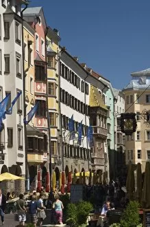 Old city centre and the Golden Roof, Innsbruck, Austria, Europe