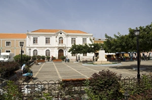 Cape Verde Prints: The old city of Praia on the Plateau, Praia, Santiago, Cape Verde Islands, Africa