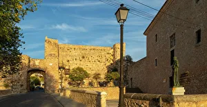 Old City Prints: Old city walls, entrance to historic castle site