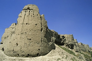 Town Wall Prints: Old city walls of Ghazni, Afghanistan, Asia