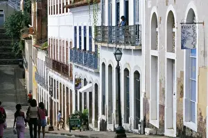 Old colonial houses, Sao Luis, UNESCO World Heritage Site, Maranhao, Brazil