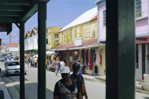 Sightseer Prints: Old colonial quarter, St. Johns, Antigua, Caribbean
