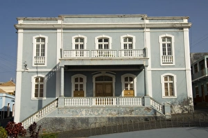Old colonial style building, Sao Filipe, Fogo (Fire), Cape Verde Islands, Africa