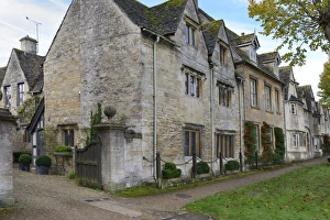Burford Prints: Old Cotswod stone houses, Sheep Street