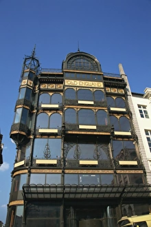 Art Nouveau Prints: Old England Building, art nouveau, Brussels, Belgium, Europe
