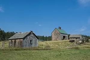 Images Dated 7th August 2011: Old farm, Black Hills, South Dakota, United States of America, North America