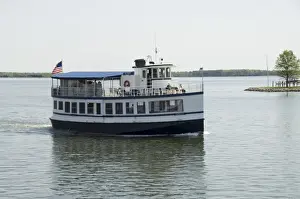 Ferries Prints: Old ferry boat, Chesapeake Bay Maritime Museum, St