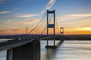 Old (First) Severn Bridge, Avon, England, United Kingdom, Europe