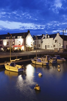 Ports Prints: Old fishery port, Port Haliguen, Quiberon, Cote de Morbihan, Brittany, France, Europe
