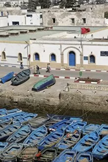 Images Dated 28th April 2007: The old fishing port, Essaouira, historic city of Mogador, Morocco, North Africa, Africa