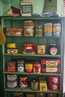 Images Dated 3rd December 2008: Old food conserves in the Port Lockroy research station, Antarctica, Polar Regions