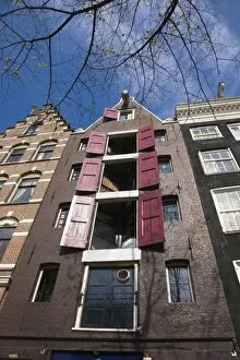 Old gabled buildings, Amsterdam, Netherlands, Europe