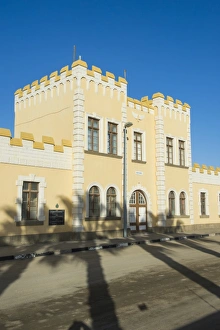 Sidewalk Prints: Old German fort, Swakopmund, Namibia, Africa