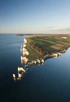 Old Harry Rocks, Jurassic Coast, UNESCO World Heritage Site, Dorset, England
