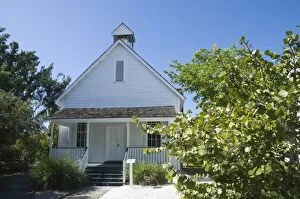 Images Dated 22nd October 2009: Old houses in historic village museum, Sanibel Island, Gulf Coast, Florida