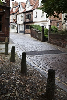 Princes Street Prints: Old Houses along Princes Street, Norwich, Norfolk, England, United Kingdom, Europe
