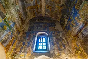 Old icons in the Spaso-Preobrazhenskiy Mirozhskiy Male Monastery