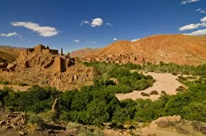 Images Dated 19th May 2008: Old ksar in the Dades Gorge, Morocco, North Africa, Africa
