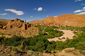 Images Dated 19th May 2008: Old ksar in the Dades Gorge, Morocco, North Africa, Africa