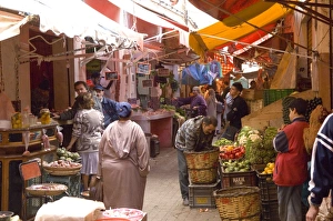 Stall Prints: Old Medina, Casablanca, Morocco, North Africa, Africa