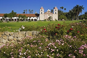 Images Dated 14th July 2009: Old Mission Santa Barbara, Santa Barbara, California, United States of America