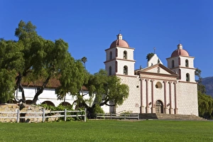 Images Dated 14th July 2009: Old Mission Santa Barbara, Santa Barbara, California, United States of America