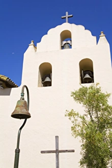 Images Dated 15th July 2009: Old Mission Santa Ines, Solvang, Santa Barbara County, Central California