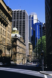 City Centre Prints: Old and new buildings in the city centre, Sydney, New South Wales, Australia